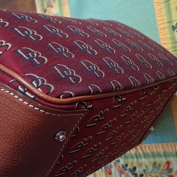 Dooney & Bourke Maroon Satchel - Picture 12 of 16